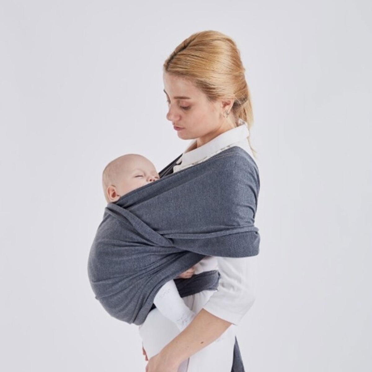 Portabebe Fular Excelente Calidad Ergonomico Recien Nacidos - Imagen 5