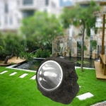 Lampara Solar Roca Luces Led Piedra Imitacion Luz Led Jardin - Imagen 4