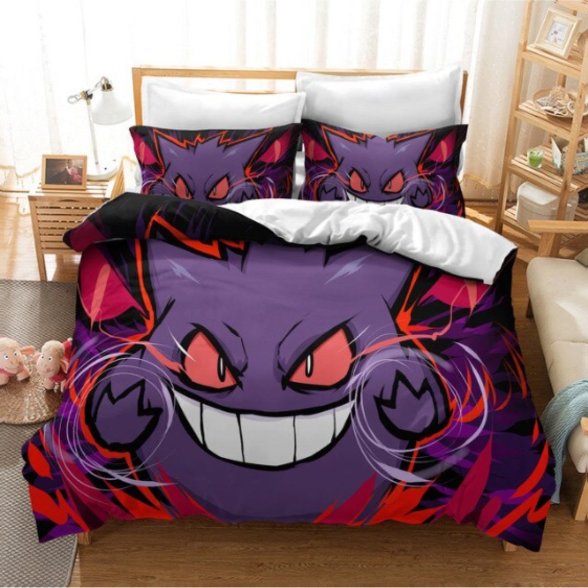 Juego De Ropa De Cama Para Niños Diseños Pokemon 1 Plaza - Imagen 7