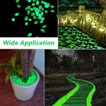 Piedras Decorativas Brillantes Luminosas Para Jardín Césped - Imagen 5