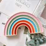 Adorno Arcoiris De Madera Para Cuarto Infantil Boho - Imagen 2