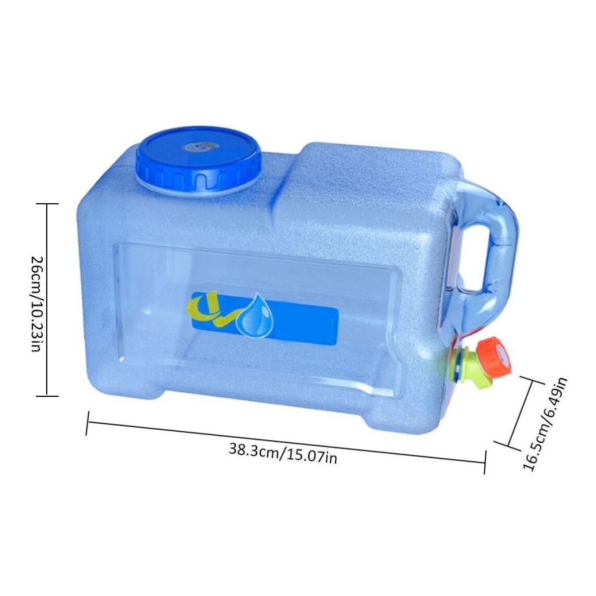Dispensador De Agua 12 Litros Camping Bidon - Imagen 2