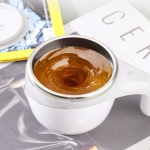 Taza Mezcladora Jarra Con Revolvedor Automático Y Tapa - Imagen 2