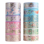 Set X12 Cinta Adhesiva Decorativa De Papel Washi Tape Deco - Imagen 11