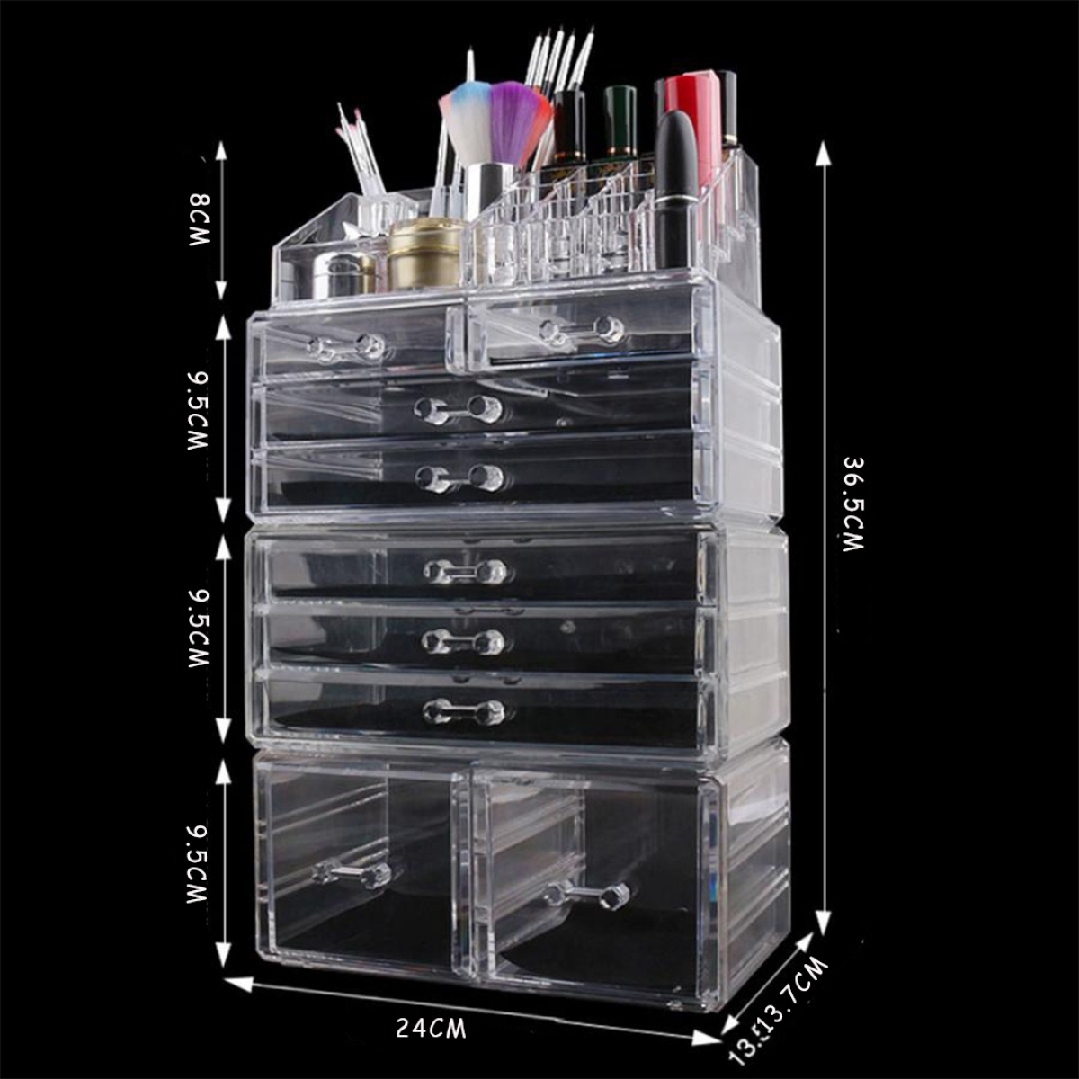 Organizador Cosméticos Exhibidor Maquillaje Acrílico Grande - Imagen 9