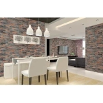 Papel Adhesivo Empapelar Paredes Simil Ladrillo Mix 122cm - Imagen 3