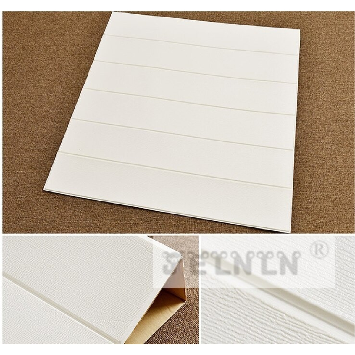 Revestimientos Adhesivo Panel 3d Tipo Madera Lambriz - Imagen 9