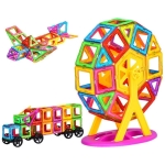 Juego Construcción Bloques Magnéticos 84 Piezas Educativo - Imagen 6