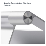 Soporte Plegable Para Laptop De Aluminio Macbook Notebook - Imagen 2