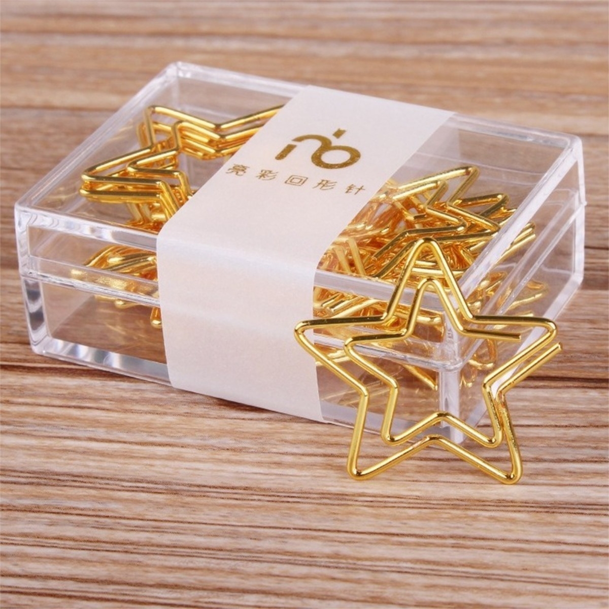Clip Metalico Papeles Varios Diseño Estrella X 12 Unidades - Imagen 5