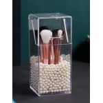 Organizador De Acrilico Para Brochas Soporte Cosmeticos - Imagen 3