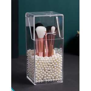 Organizador De Acrilico Para Brochas Soporte Cosmeticos, foto 3