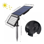 Foco Solar 50 Led Exterior Jardín Ajustable Automático - Imagen 3