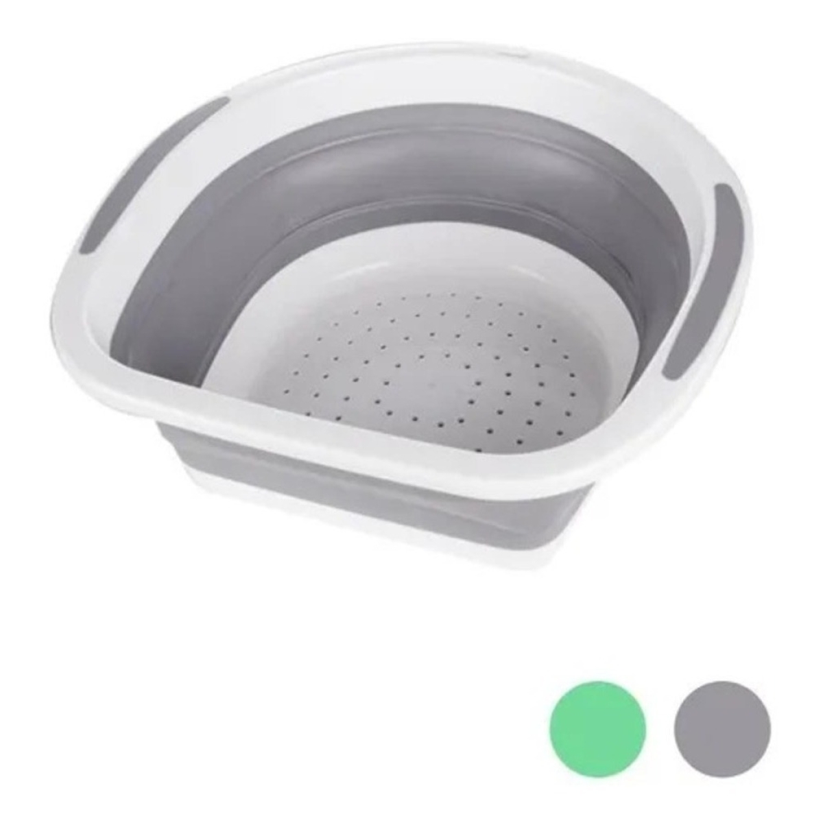 Colador De Silicona Plegable Lava Vegetales Frutas Cocina - Imagen 1