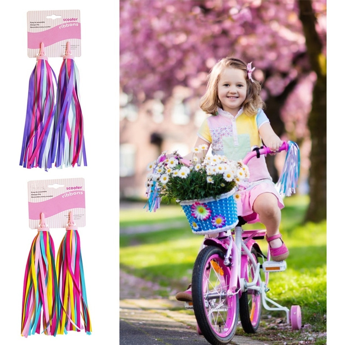 Pack X 2 Serpentina Para Bicicleta Infantil - Iluminaras - Imagen 4