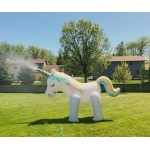 Inflable Piscina Unicornio Grande Verano Aspersor De Agua - Imagen 6