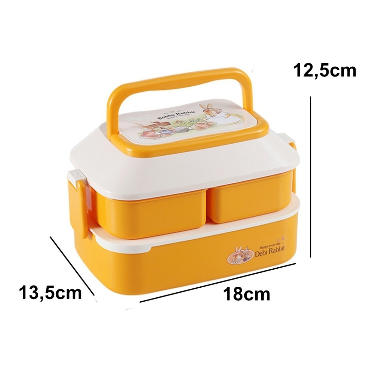 Lunchera Escolar Para Niños Bento Box Kawaii - Grande - Imagen 18