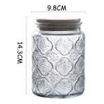 Frasco De Vidrio Tarro Caramelera Hermetico Conserva 700 Ml - Imagen 3