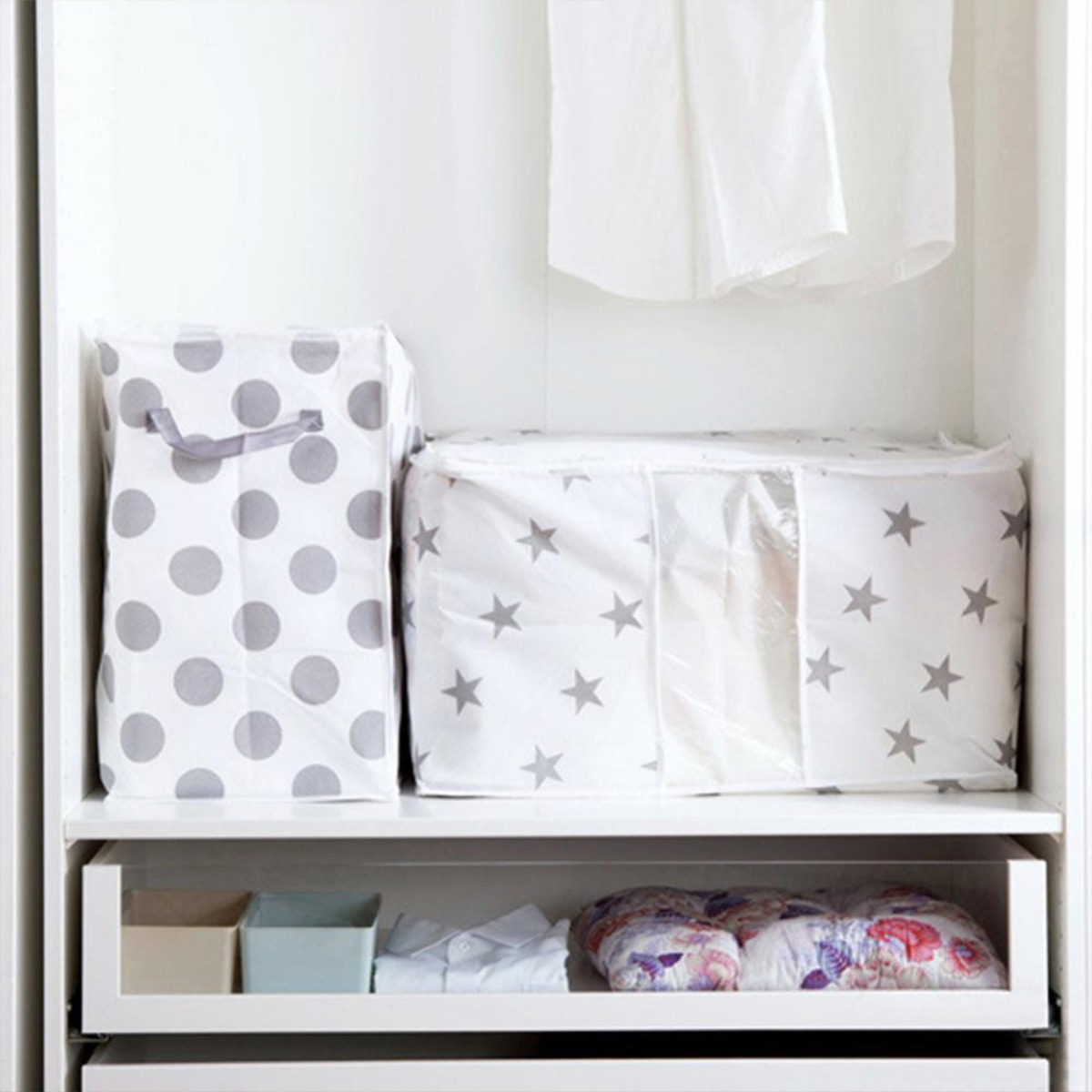 Bolsa Plegable Para Guardar Ropa Con Ventana Diseños 48 X 42 - Imagen 8