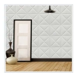 Revestimientos Adhesivo Panel 3d Blanco Dormitorio Living - Imagen 3
