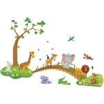 Vinilo Decorativo De Pared Jungla 3d Adhesivos Sticker