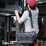 Bolso De Herramientas C/ Tira 13 Divisiones Premium 35cm - Imagen 3