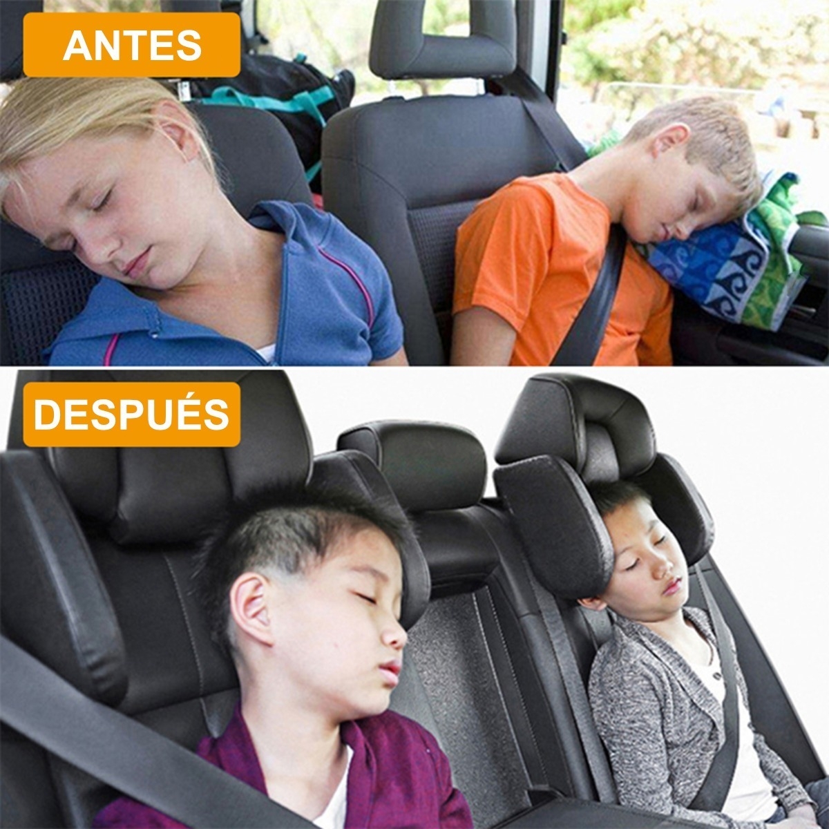 Accesorio Reposacabeza De Auto Almohada De Viaje Retraible - Imagen 13