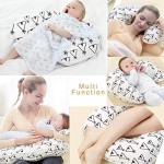Almohada Amamantar Almohadon Maternal Lactancia Con Funda - Imagen 7