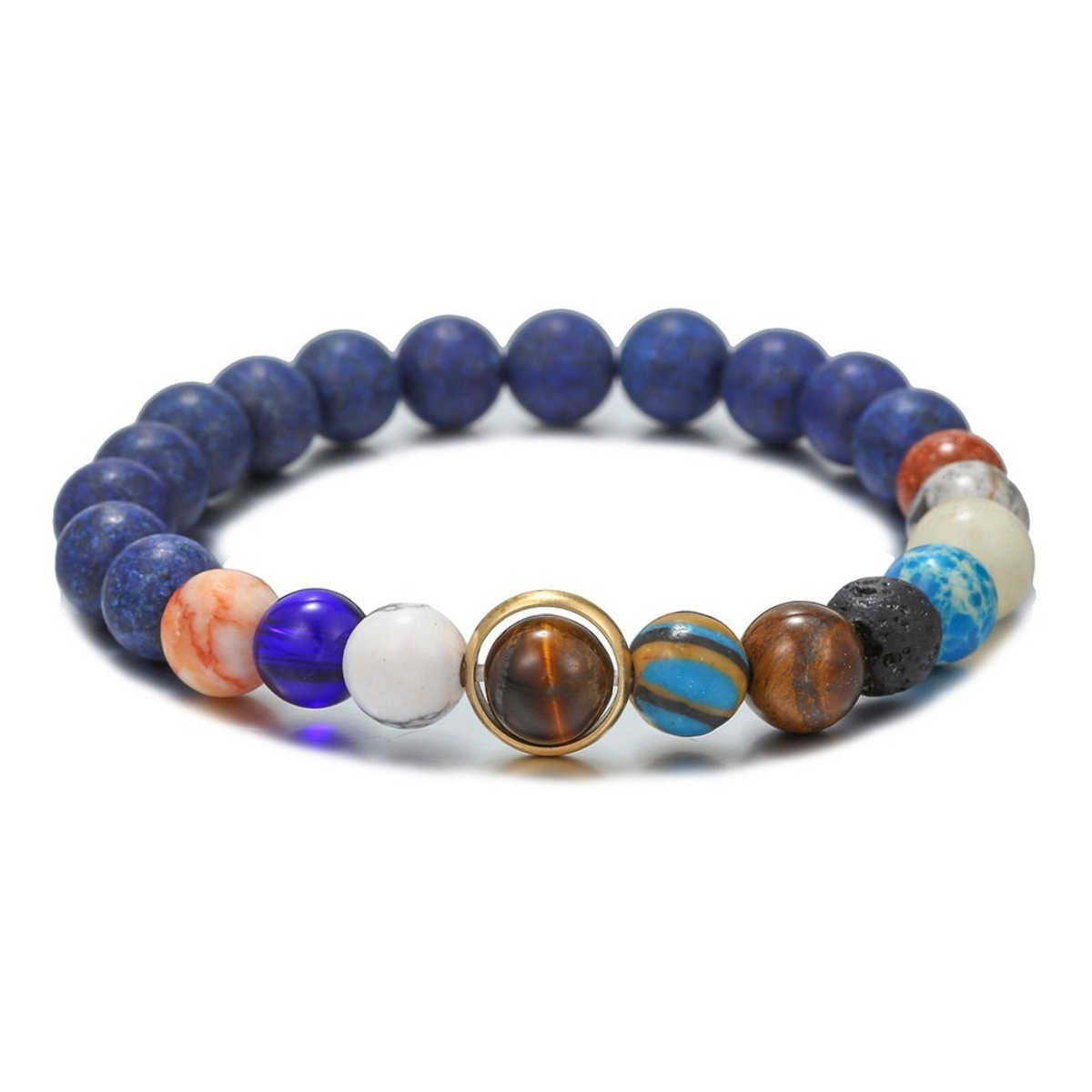 Pulsera De Lava Natural 7 Chakras Original Varios Modelos - Imagen 4
