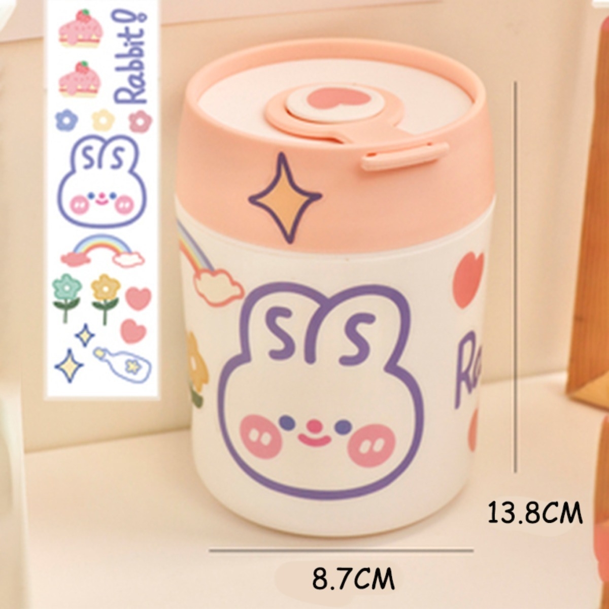 Lunchera Vianda Termica Infantil Interior Acero Inox 500ml - Imagen 11