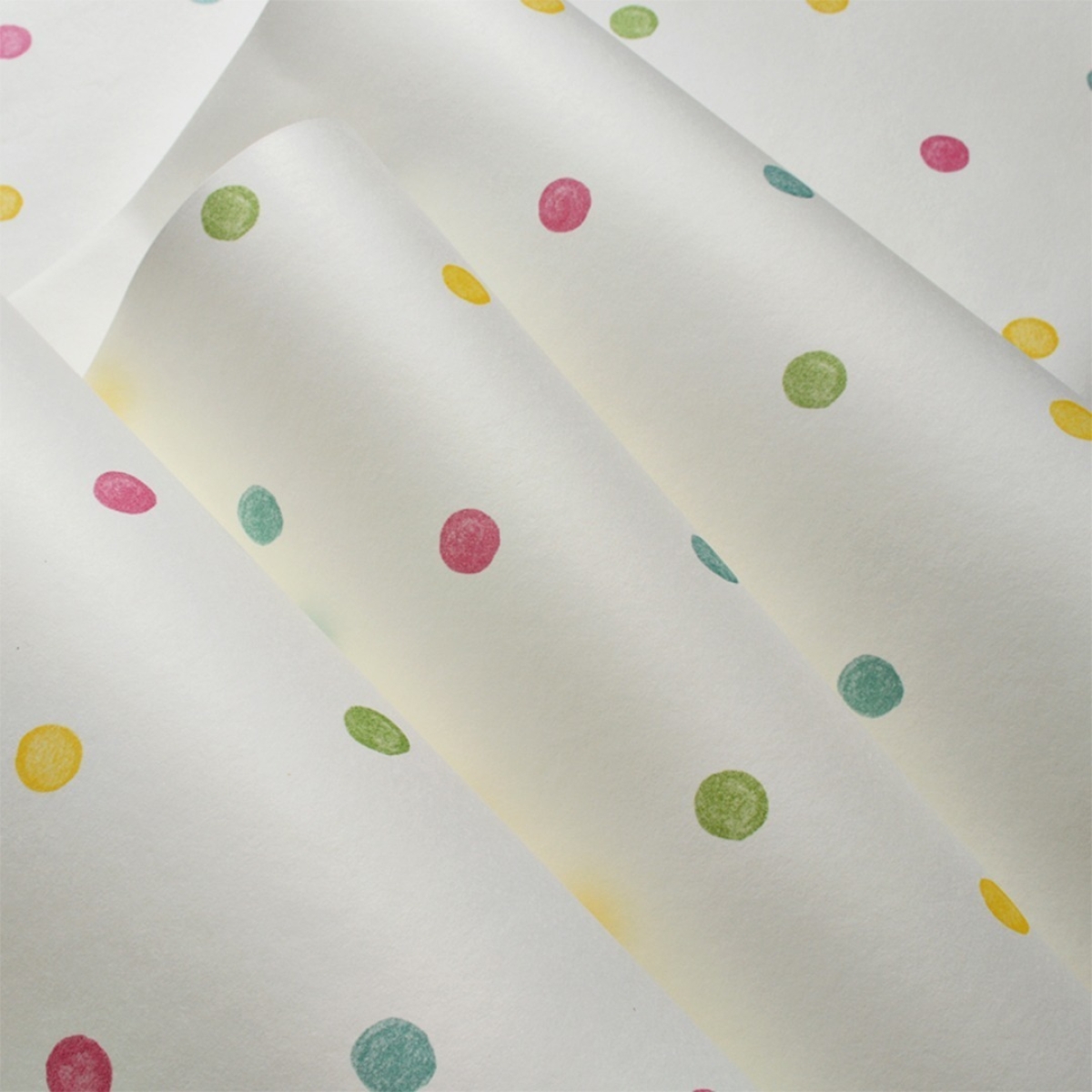 Papel Adhesivo Niños Empapelar Paredes Puntos Colores - Imagen 1