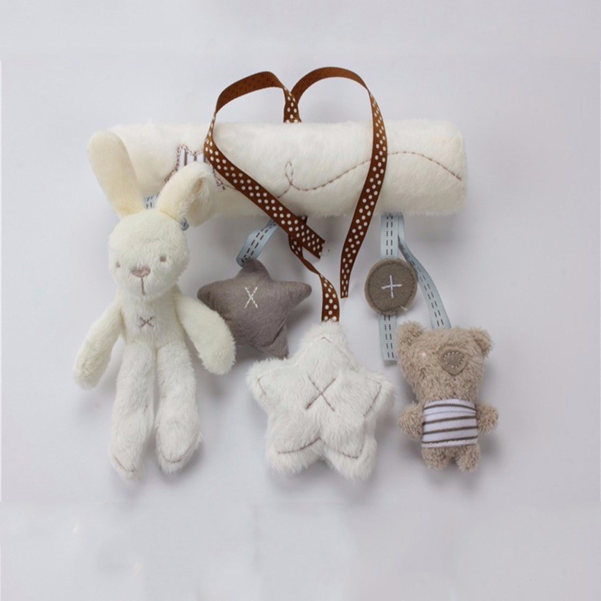 Colgante Peluche Para Bebe Cochecito Cuna Juguete Sensorial - Imagen 4