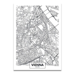 Cuadros Decorativos Mapas Ciudades Marco De Madera 50x70cm - Imagen 99