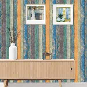 Papel Adhesivo Madera Pintada Tapiz Decorativo, foto 5