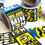 Cinta Adhesiva Decorativa Ideal Niños Sticker 5m - Minions - Imagen 2