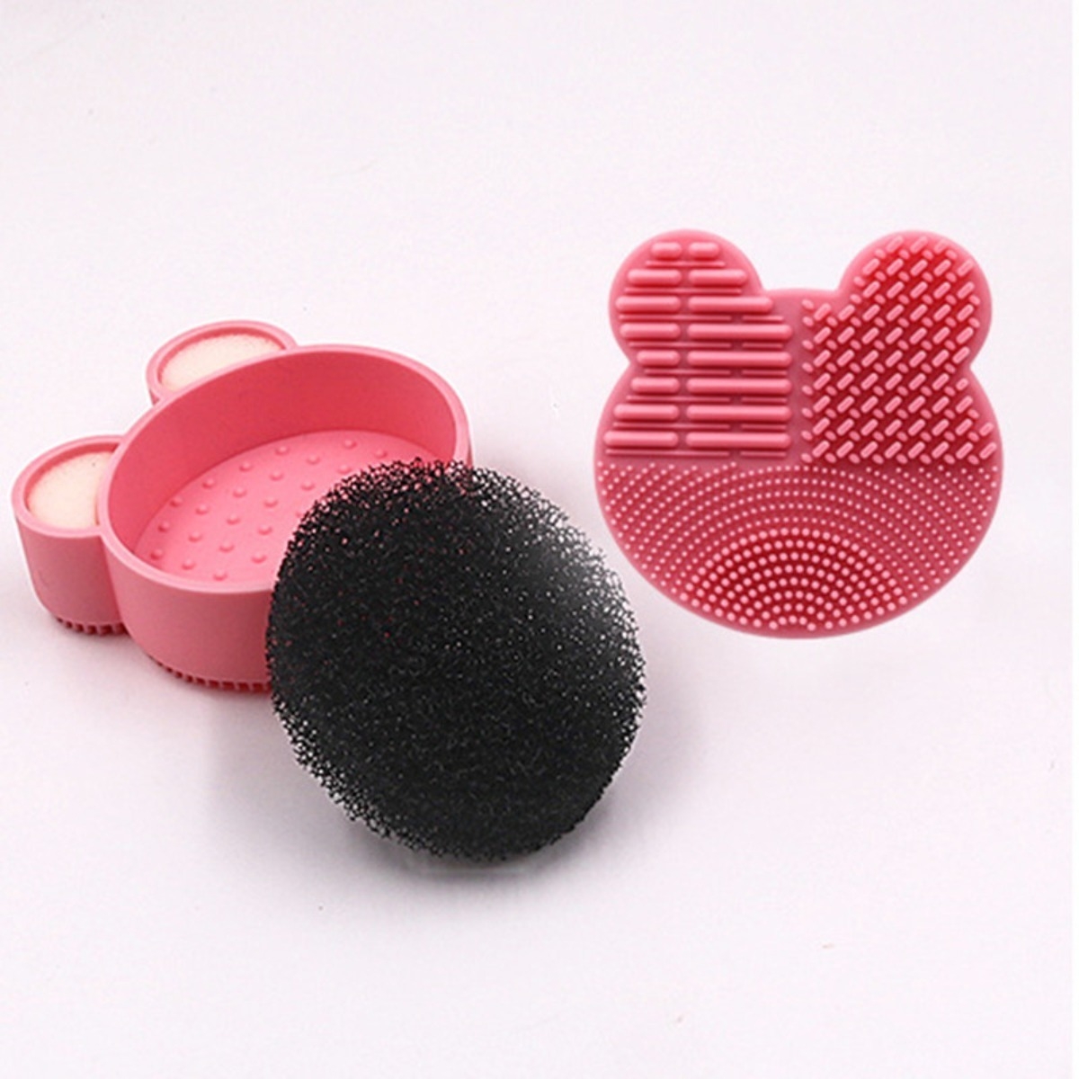Limpia Brochas Maquillaje Limpieza Humedo O Seco Compacto - Imagen 14