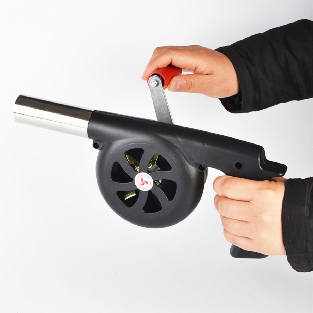 Avivador Fuego Soplador Fuelle De Mano Bbq40w - Imagen 2