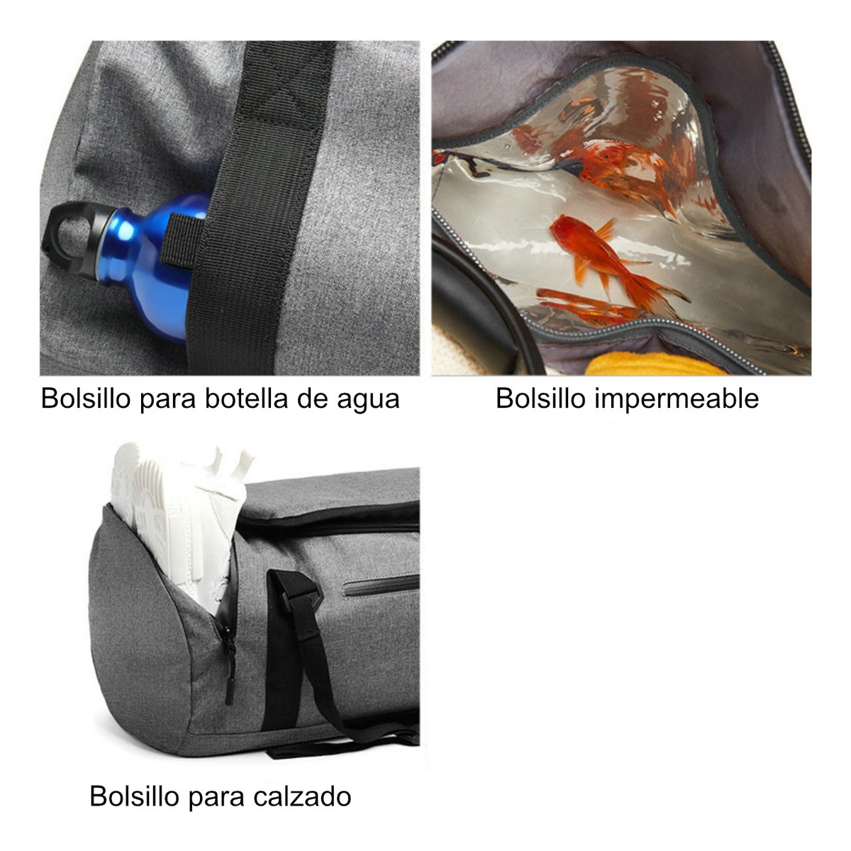 Bolso Deportivo Mochila P/gym Futbol Gran Capacidad - Imagen 10