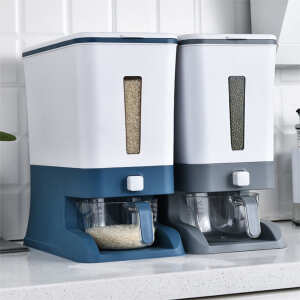 Dispensador Granos Arroz Cereales Alimento C/ Dispensador, foto 3