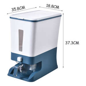 Dispensador Granos Arroz Cereales Alimento C/ Dispensador, foto 5