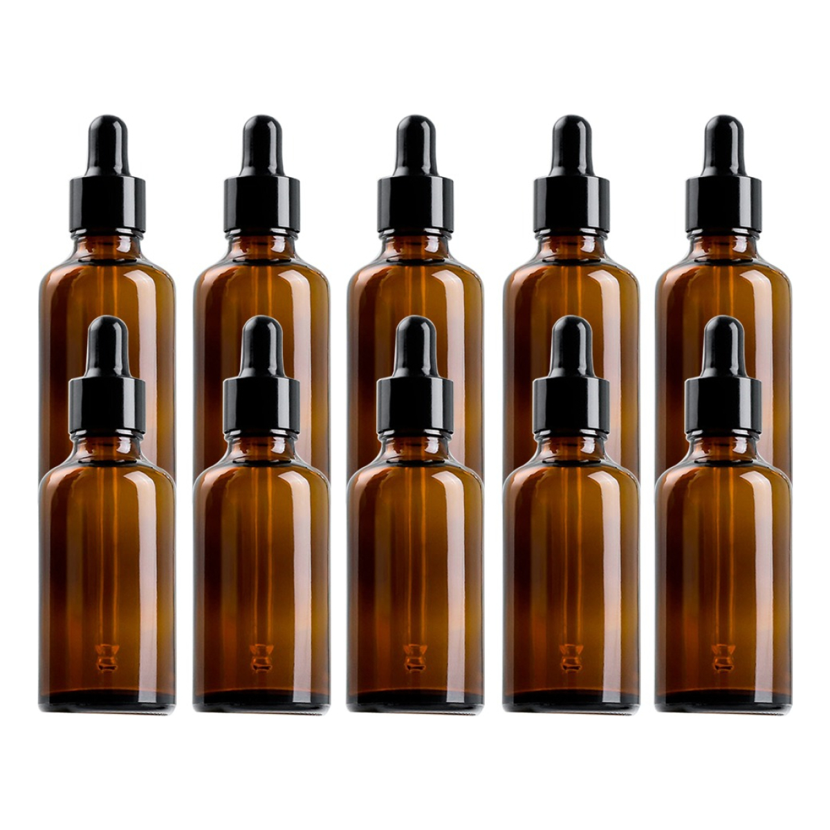 Frasco De Vidrio Con Gotero 50ml Pack 10 Unidades - Imagen 2