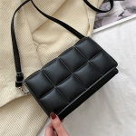 Bandolera Cartera P/ Mujer A Cuadros Capitoneada Moderna - Imagen 15