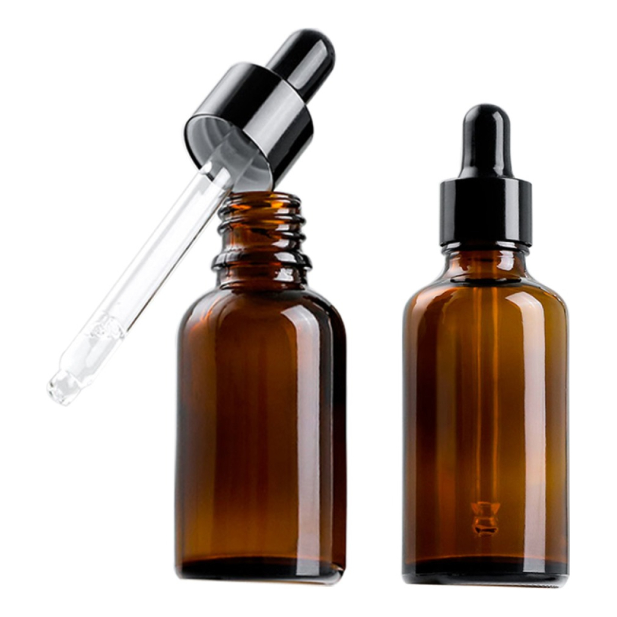 Frasco De Vidrio Con Gotero 50ml Pack 10 Unidades - Imagen 1