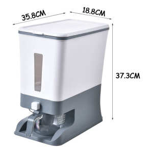 Dispensador Granos Arroz Cereales Alimento C/ Dispensador, foto 9