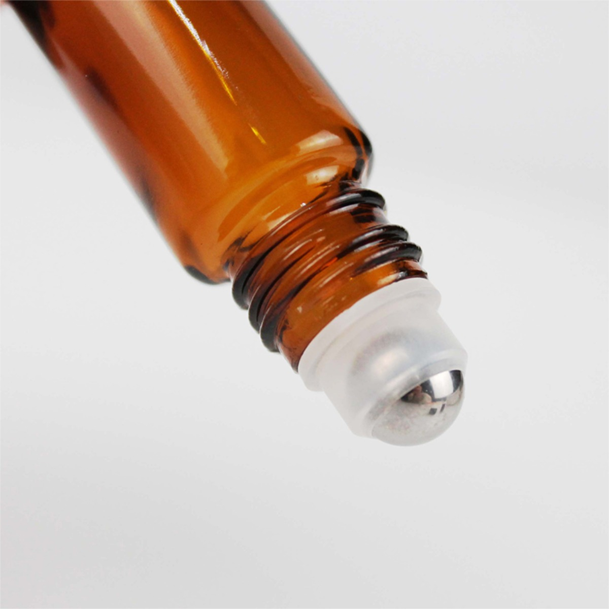 Frasco Vidrio Ambar 10ml Con Roll On Metal X 10 Unidades - Imagen 4