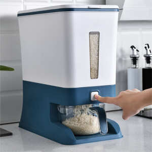 Dispensador Granos Arroz Cereales Alimento C/ Dispensador, foto 8