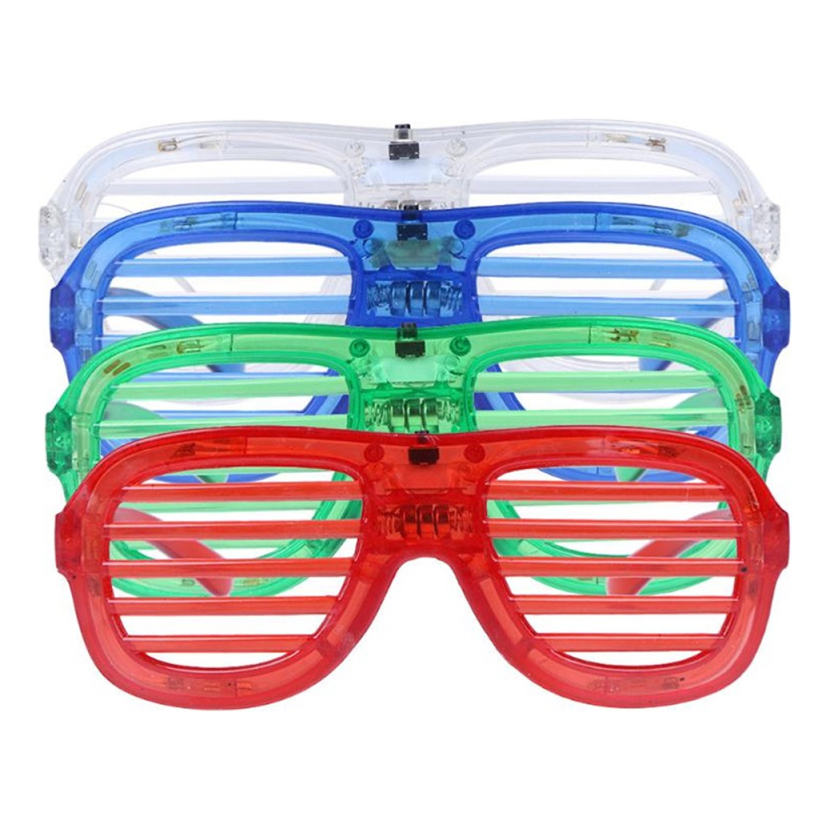Lentes Con Luces Led Luz Cotillon Luminoso 3 Funciones - Imagen 22