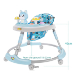 Andadores Bebe 8 Rueda, Frenos, Juegos Plegable Anti-vuelco - Imagen 22