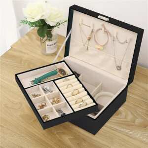 Joyero Caja Organizadora Para Joyas Con Cerradura, foto 20