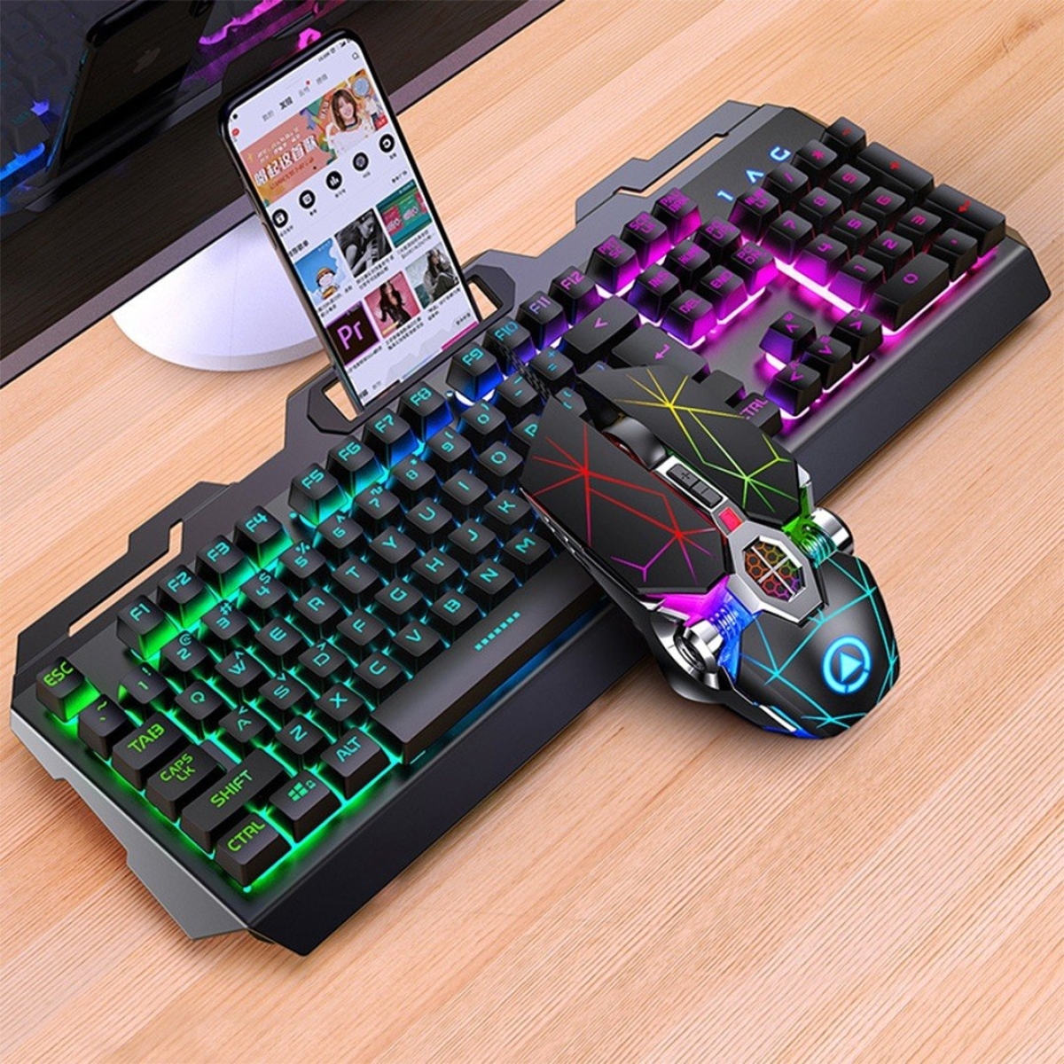 Kit Gamer Teclado + Mouse Retroiluminado Rgb Usb De Calidad - Imagen 11